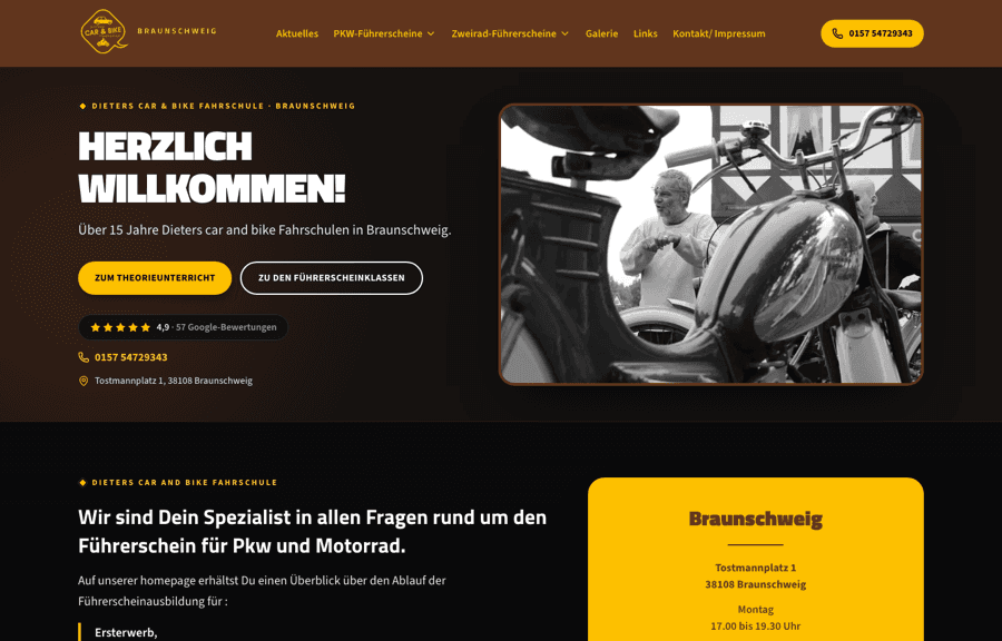Vorschau Dieters car & bike Fahrschule